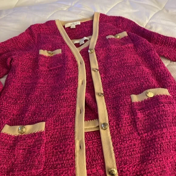 Lilly hot pink sweater set - Picture 5 of 6